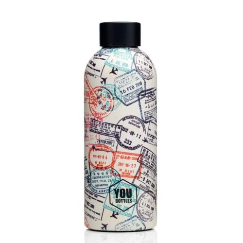 Termoláhev na pití Dual Design You Bottles World Travel500 ml