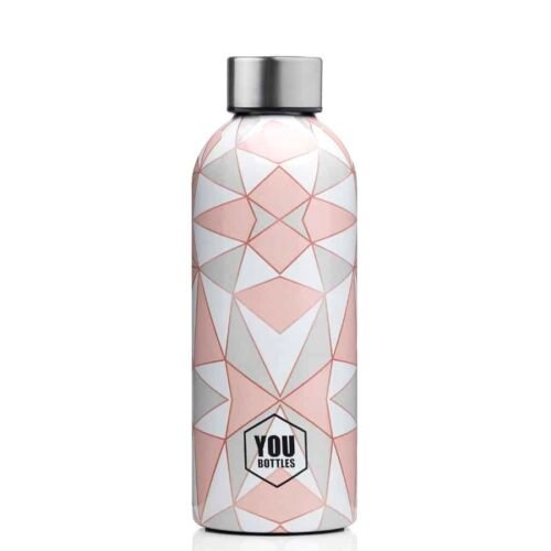 Termoláhev na pití Dual Design You Bottles Pink Art 500 ml