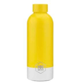 You Bottles Termoláhev na pití Dual Stripe žlutá 500 ml
