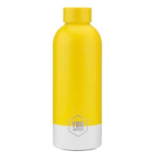 You Bottles Termoláhev na pití Dual Stripe žlutá 500 ml