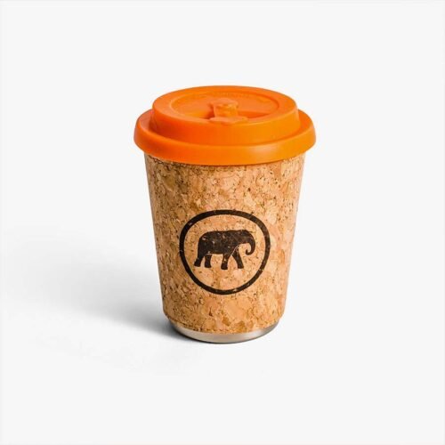 Elephant Box Kelímek na kávu objem 350ml oranžový