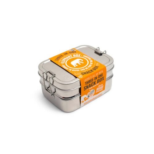 Elephantbox Snackbox 3v1 nerezová ocel objem 1l