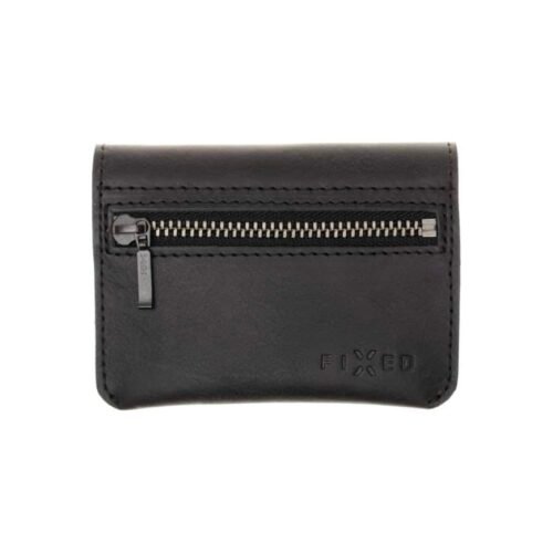 Fixed kožená peněženka Tripple wallet černá