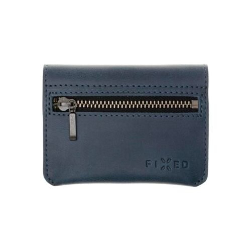 Fixed kožená peněženka Tripple wallet modrá