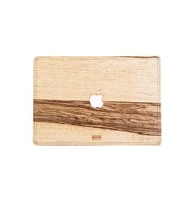 WoodWe Horní krycí fólie z pravého dřeva Mandlovník pro Macbook Pro 14"