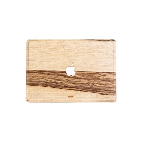 WoodWe Horní krycí fólie z pravého dřeva Mandlovník pro Macbook Pro 14"