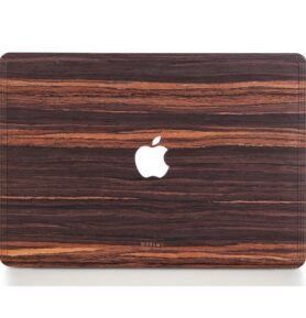 WoodWe dřevěný ochranný kryt z pravého dřeva Eben na Macbook Air 13" bez TOUCH ID