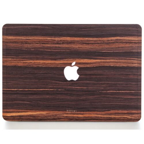 WoodWe dřevěný ochranný kryt z pravého dřeva Eben na Macbook Air 15"