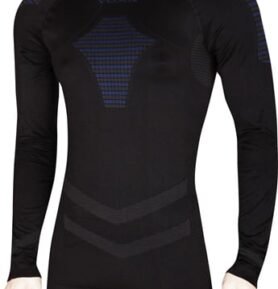 Pánské termo triko VoXX s dlouhým rukávem AP 02 černo-modrá L-XL