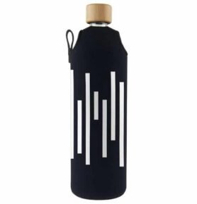 Drink it Skleněná láhev s neoprénovým obalem Barcode 700ml