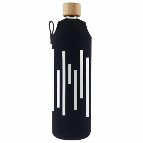 Drink it Skleněná láhev s neoprénovým obalem Barcode 700ml