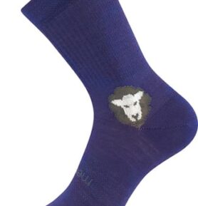 Dětské ponožky VoXX BAREFOOTIK MERINO fialová 20-24 (14-16)