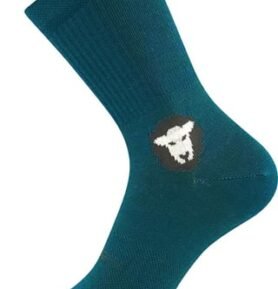 Ponožky VoXX BAREFOOTAN MERINO modro-zelená 35-38 (23-25)
