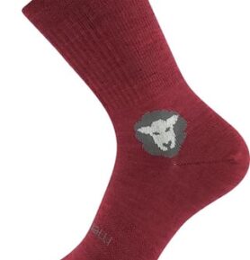 Ponožky VoXX BAREFOOTAN MERINO vínová 39-42 (26-28)