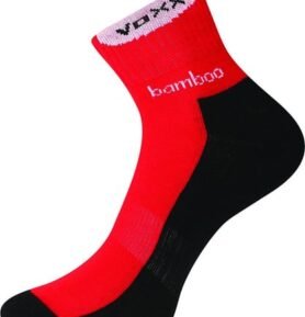 Ponožky bambusové VoXX BROOKE červená 35-38 (23-25)