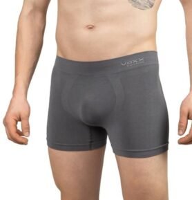 Pánské boxerky VoXX Bamboo Seamless 030 tmavě šedá M-L