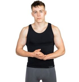 Pánský nátělník VoXX Bamboo Seamless 020 černá M-L