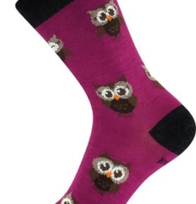 Dámské ponožky VoXX BUBO fuxia 39-42 (26-28)
