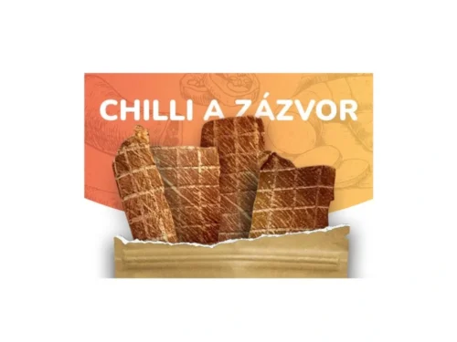 Porkies masové chipsy Chilli-zázvor, 100g