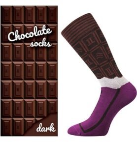 Dárková krabička ponožek Lonka CHOCOLATE dark 38-41 (25-27)