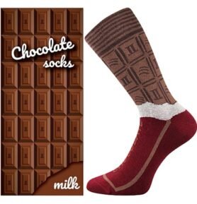 Dárková krabička ponožek Lonka CHOCOLATE milk 38-41 (25-27)