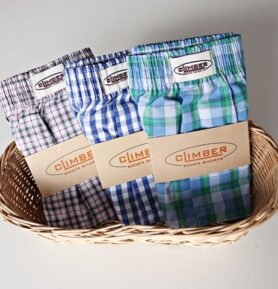 AKCE 3PACK pánské trenky CLIMBER mix světlé - XXL