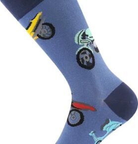 Trendy společenské ponožky DEPATÉ Sólo motorky 39-42 (26-28)