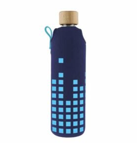 Drink it Skleněná láhev s neoprénovým obalem Dešťovka 300ml