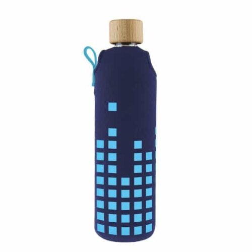 Drink it Skleněná láhev s neoprénovým obalem Dešťovka 300ml