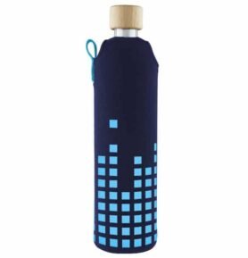 Drink it Skleněná láhev s neoprénovým obalem Dešťovka 500ml