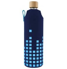 Drink it Skleněná láhev s neoprénovým obalem Dešťovka 700ml