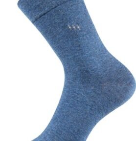 Společenské ponožky DIPOOL jeans melé 43-46 (29-31)