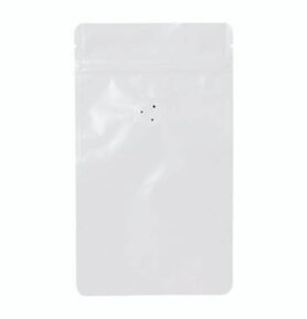 Doypack sáček s ventilem 130*225 mm, 150 g, bílý mat, 10 ks