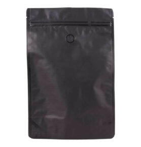 Doypack sáček s ventilem 200*300 mm, 750 g, černý mat, 10 ks