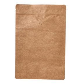 Doypack sáček s ventilem, 200*300 mm, 750 g, KRAFT/AL/PE - 10 ks