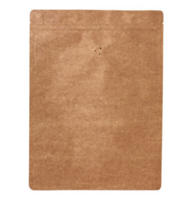 Doypack sáček s ventilem, 250*340 mm, 1000 g, KRAFT/AL/PE - 10 ks