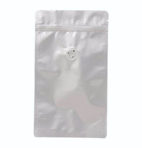 Doypack sáček s ventilem, 130*225 mm, 150 g, ALU lesklý, 10 ks