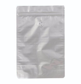 Doypack sáček s ventilem, 200*300 mm, 750 g, ALU lesklý, 10 ks