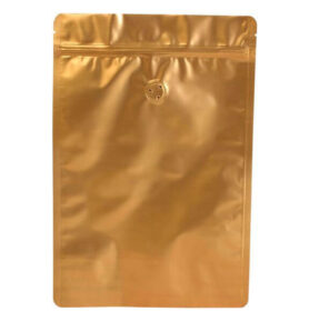 Doypack sáček s ventilem 200*300 mm, 750 g, zlatý mat, 10 ks