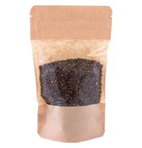 Doypack sáček 130*225 mm, 500 ml, s okénkem, papírový, 100 ks
