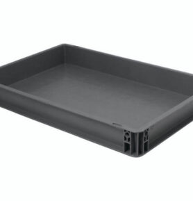 Tavobal Přepravka euro plná 600*400*75 mm šedá