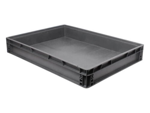 Tavobal Přepravka euro plná 800*600*110 mm šedá