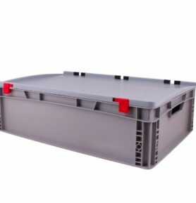 Tavobal Euro přepravka s víkem 600*400*170 mm, šedá