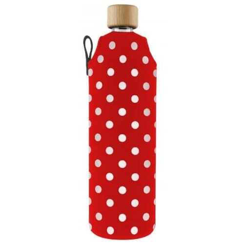 Drink it Skleněná láhev s neoprénovým obalem Ferda 700ml