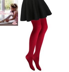 Dívčí punčochové kalhoty GIRL MICRO TIGHTS 50 DEN beet red 122-128