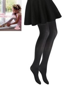 Dívčí punčochové kalhoty GIRL MICRO TIGHTS 50 DEN nero 110-116