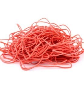 Gumičky průměr 80 mm, tloušťka 1,5 mm, balení 1 kg