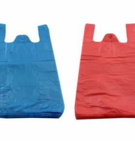 Mikroténová taška 10 kg SILNÁ, 30+15*53 cm, blok 100 ks, 2 barvy