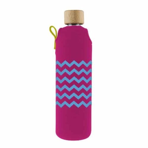 Drink it Skleněná láhev s neoprénovým obalem Heligonka 300ml