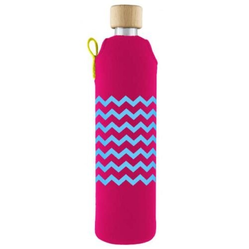 Drink it Skleněná láhev s neoprénovým obalem Heligonka 500ml